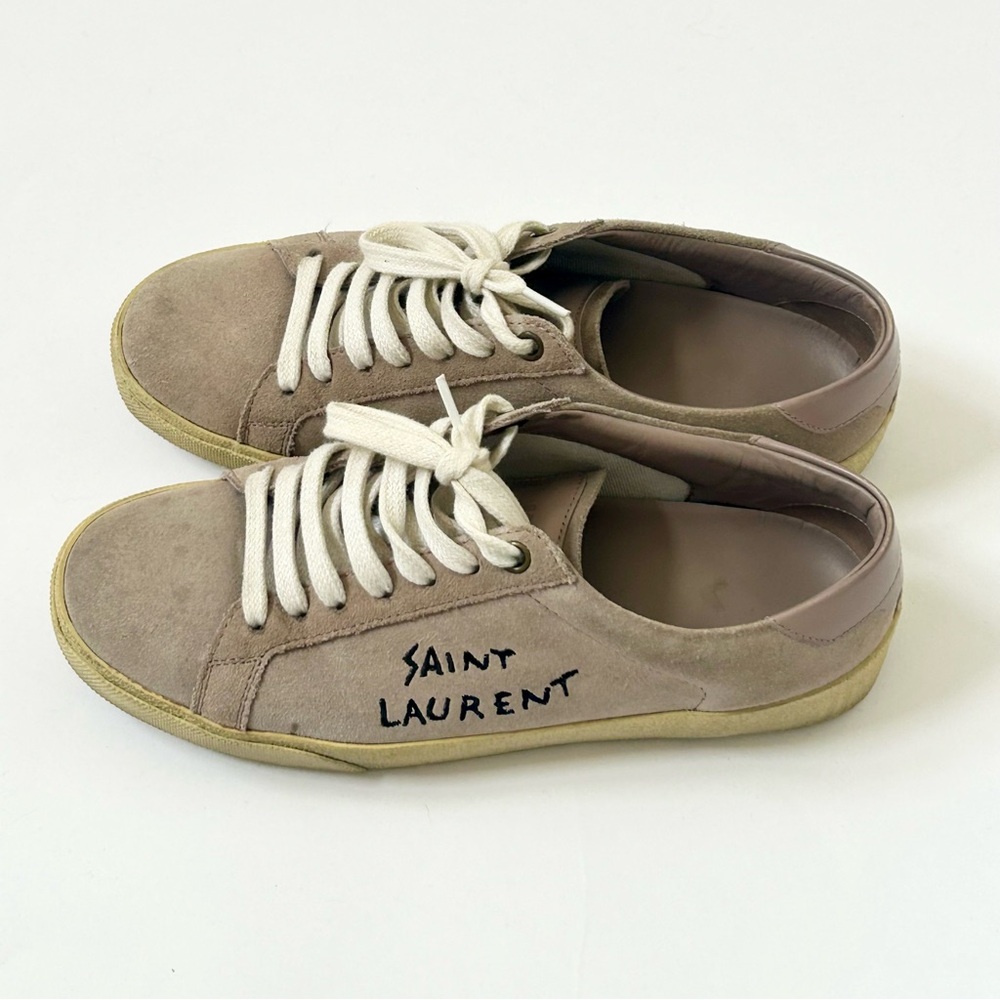 YSL - Saint Laurent Court Classic Sneakers Rose Antique
